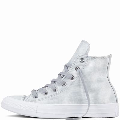 Converse Chuck Taylor All Star Peached Wash High Tops Mens - Grey/Grey/White Shoes (239VQSOZ)